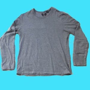 Hugo Boss Small Grey wash Long sleeve shirt